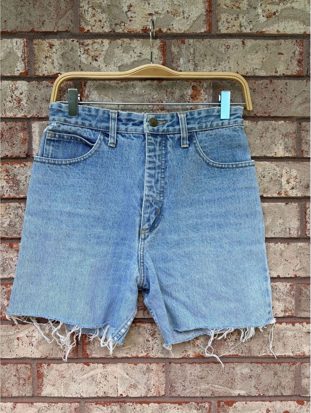 Vintage Guess Raw Hem George’s Marciano Retro Jean Shorts Size 30